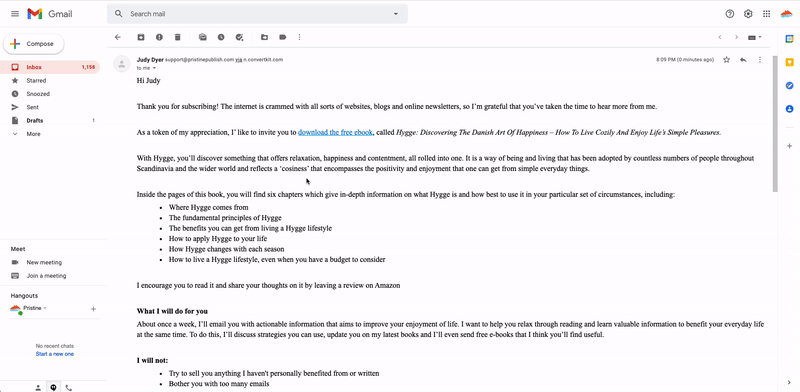 Whitelist - Pristine Publishing
